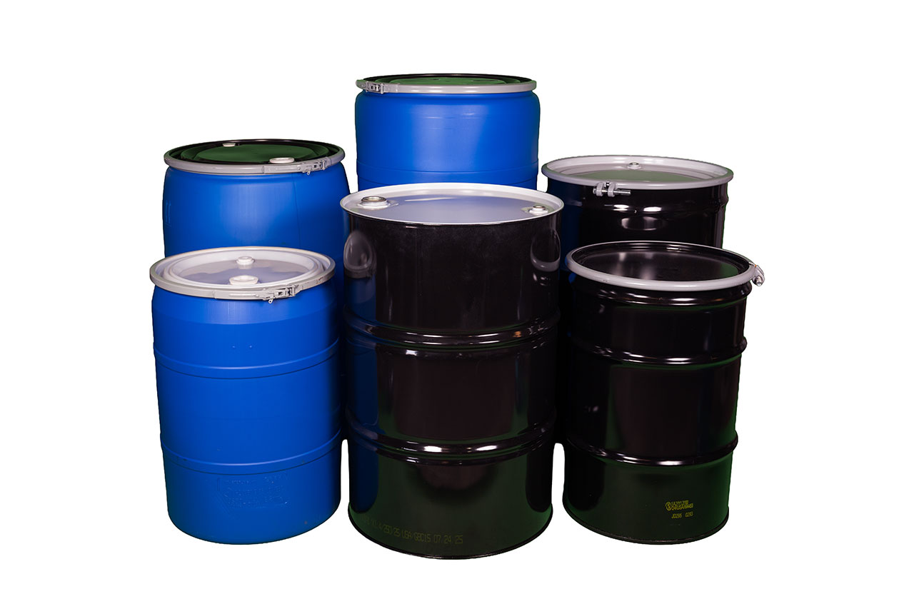 Steel and Plastic Drums for Construction Materials | Steel and Plastic Drums for the Construction Industry